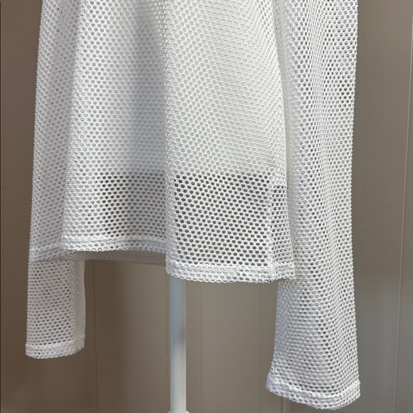 NWOT Dolls Kill Ashen Atlas Unisex Fishnet Top - White - Picture 12 of 12